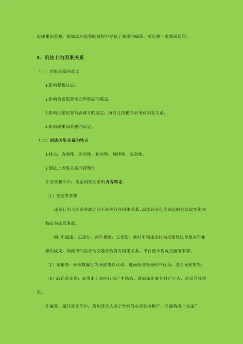 2023年司法考试笔记刑法总则.docx