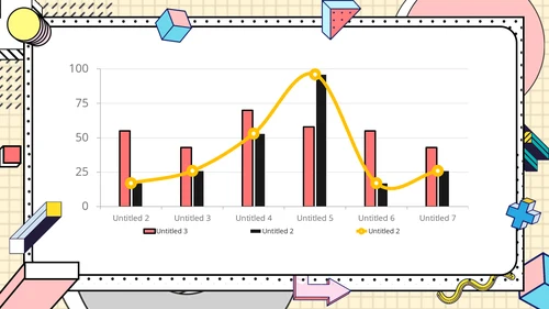 时尚创意孟菲斯风格通用PPT模板