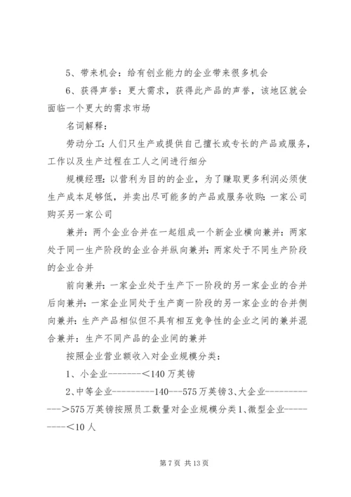 企业组织与经营环境精髓.docx