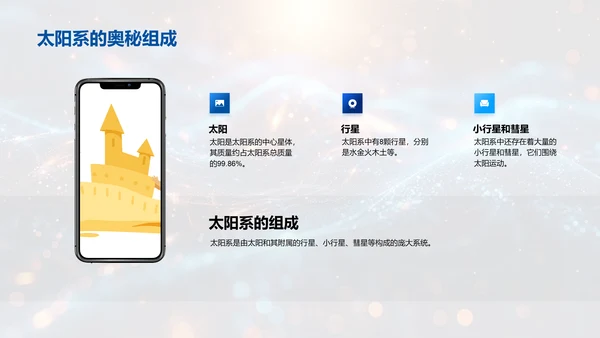 太阳系详解PPT模板