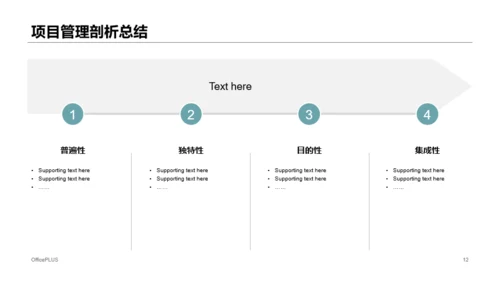 绿色商务公司开发项目管理介绍PPT模板