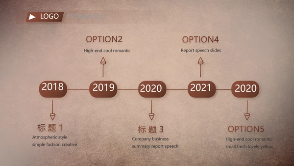 复古欧式风格工作总结商务PPT