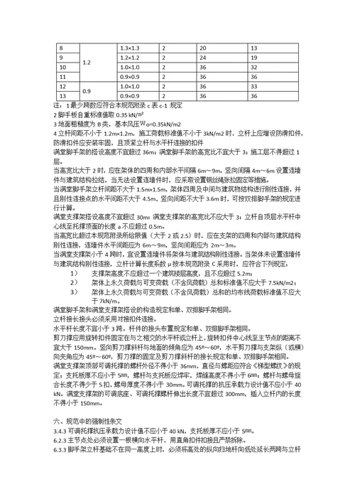 JGJ1302011 建筑施工扣件式钢管脚手架安全技术规范