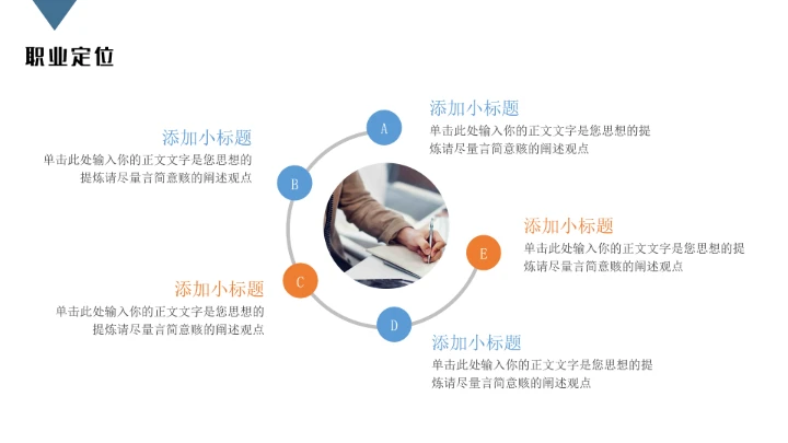 清新简约大学生职业生涯规划PPT