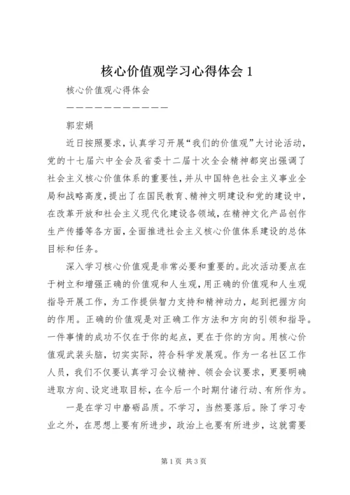 核心价值观学习心得体会1 (3).docx