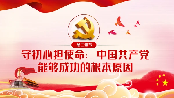 光辉历程伟大成就党领导中国奋进新时代PPT