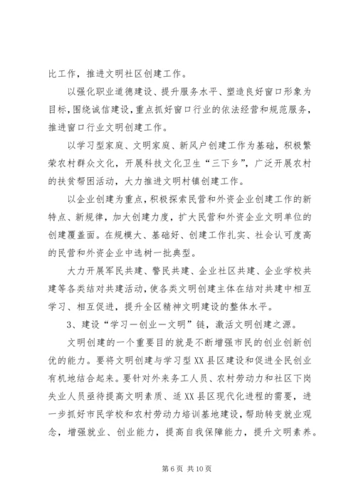 文明办工作计划.docx