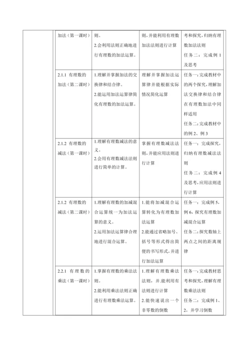 有理数的运算大单元教学设计