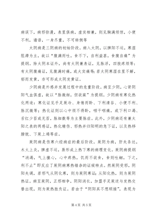 学习《伤寒论》心得体会 (3).docx