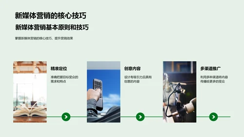 新媒体谷雨营销策略PPT模板