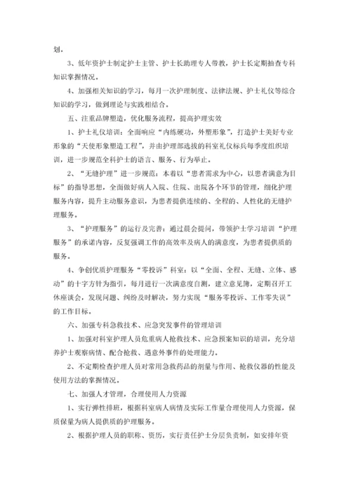 护士人文关怀工作计划范文5篇.docx