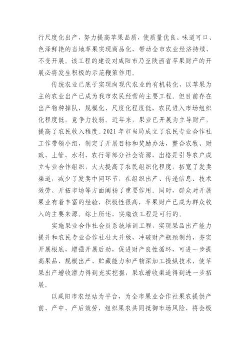 站果业项目申报书.docx