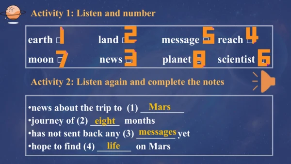 外研版八下Module 3  Journey to space U1课件+素材