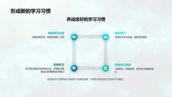 新学期学习报告PPT模板