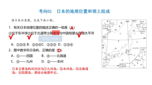 第七章 我们邻近的地区和国家（1）（串讲课件79张）-七年级地理下学期期末考点大串讲（人教版）