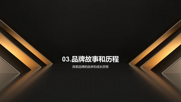 黑金商务品牌发布会PPT模板