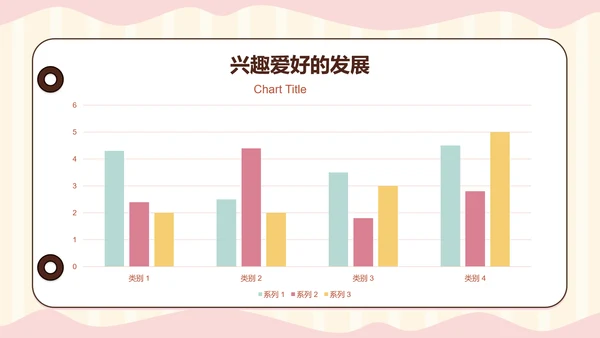 花月小熊暑假生活ppt模板