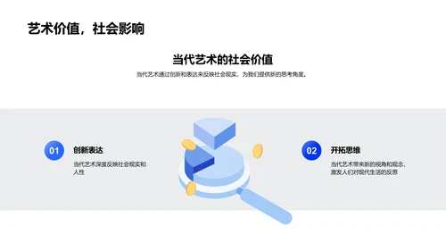 当代艺术探讨PPT模板