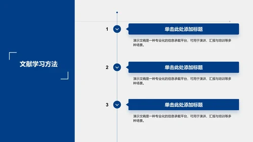 文献学习分享与汇报PPT模板