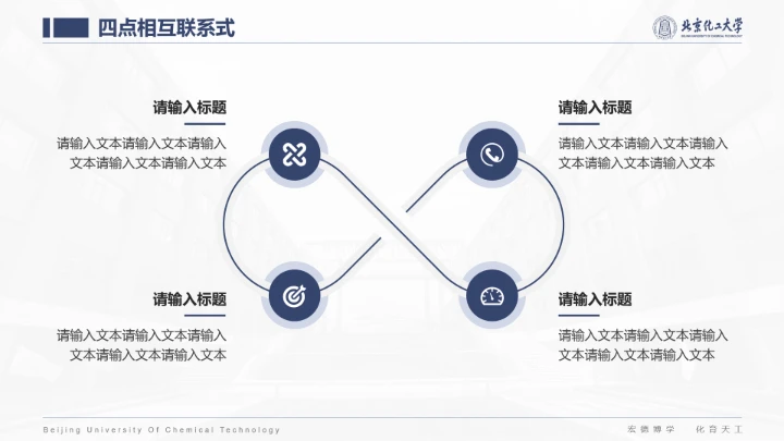 北京化工大学专属课题学术汇报毕业答辩通用PPT模板
