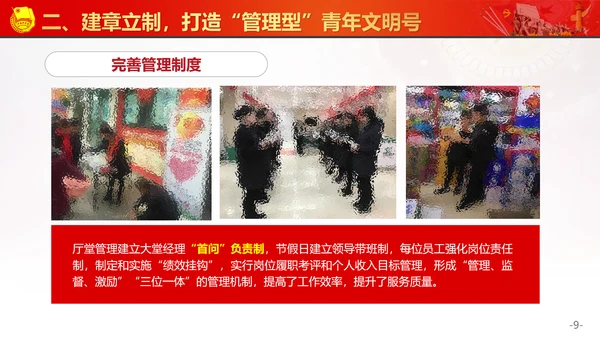 创建青年文明号活动交流PPT模板
