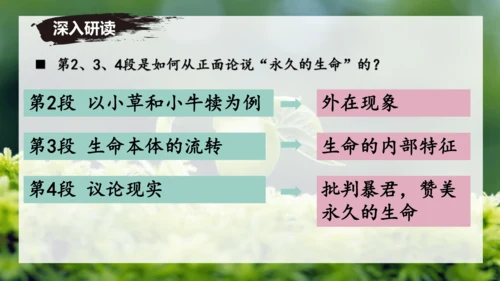 第16课 散文二篇 《永久的生命》课件