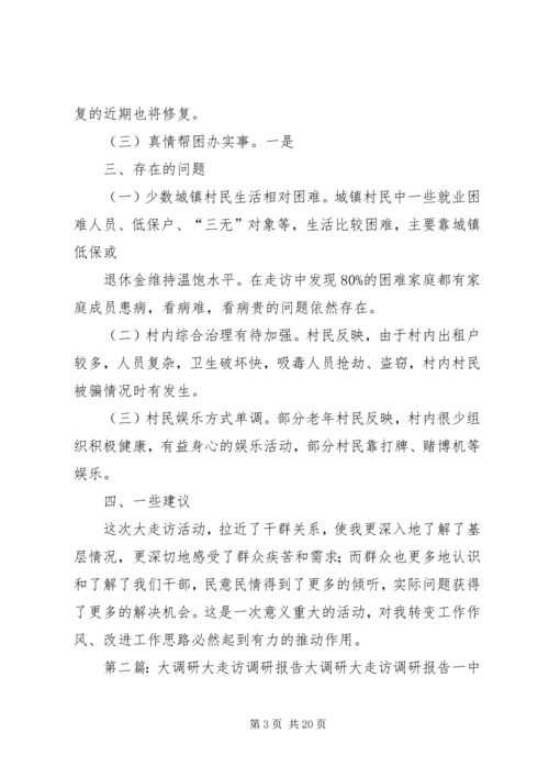 大走访调研报告5篇.docx