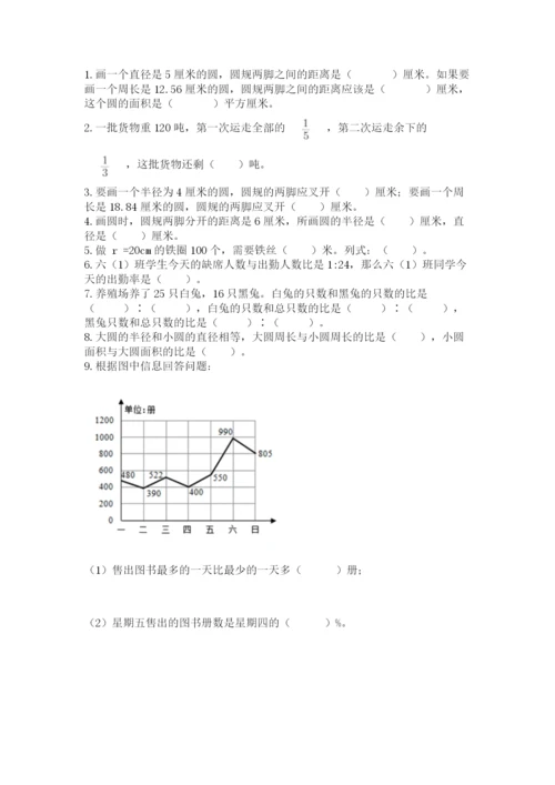 2022六年级上册数学期末考试试卷附完整答案【网校专用】.docx