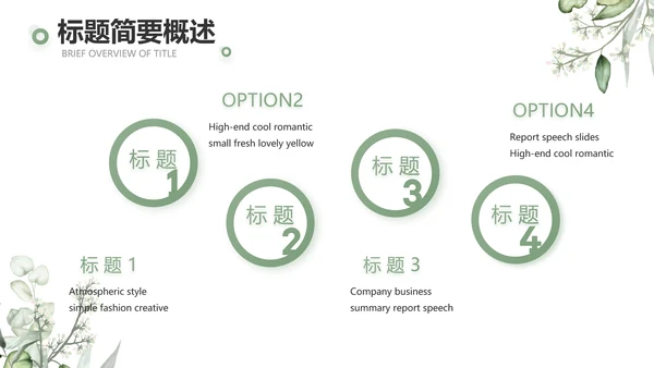 绿色清新美容护肤皮肤管理动态PPT
