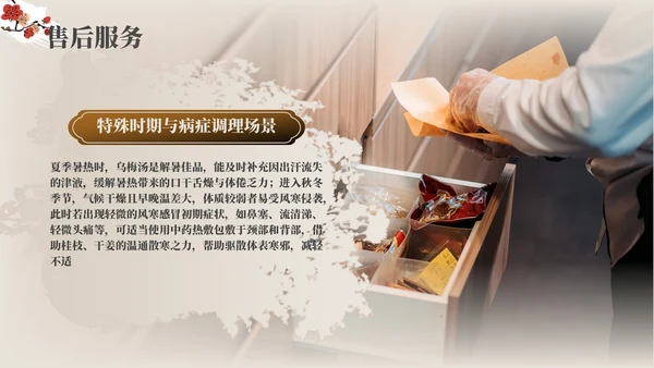 棕色中医药产品介绍PPT模板