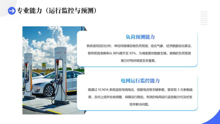 电气工程和自动化专业大学生求职个人能力综合展示职业生涯规划通用PPT模版