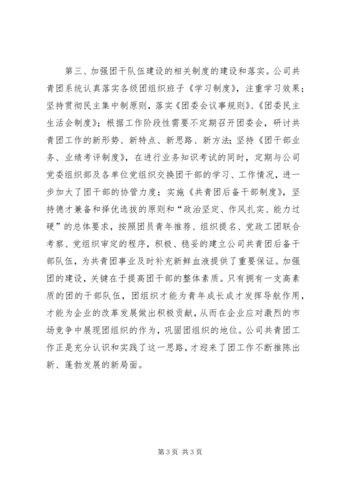 企业共青团工作总结总结.docx