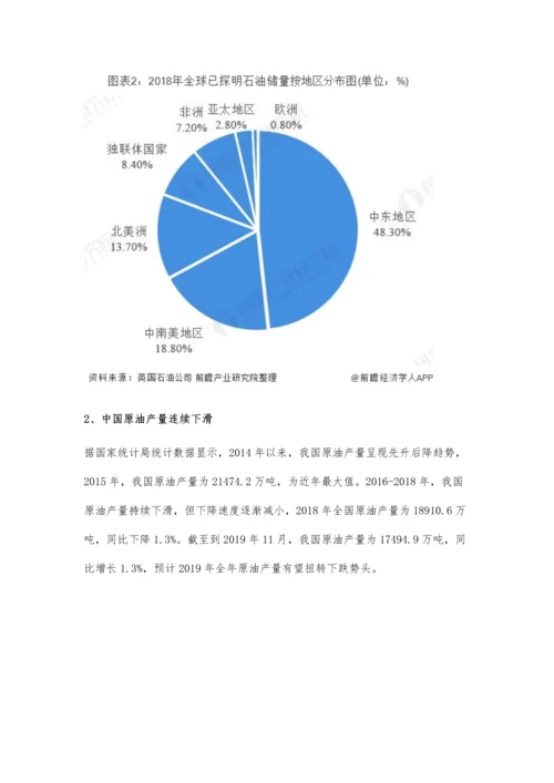 中国原油行业市场现状及发展前景分析-预计全年产量有望扭转三连跌势头.docx