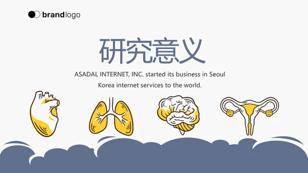 蓝色简约简约医疗医学答辩动态PPT