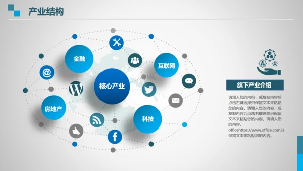 企业简介公司介绍全球贸易自由港通用PPT模板