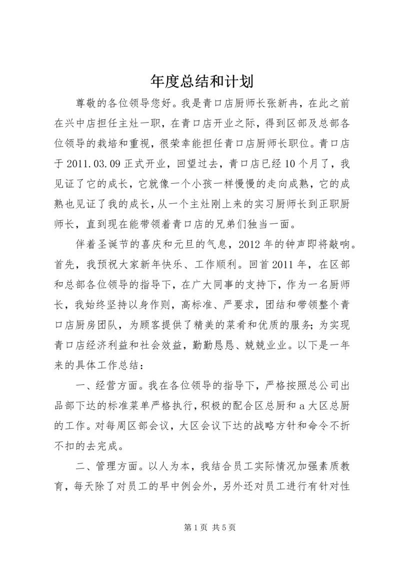年度总结和计划.docx