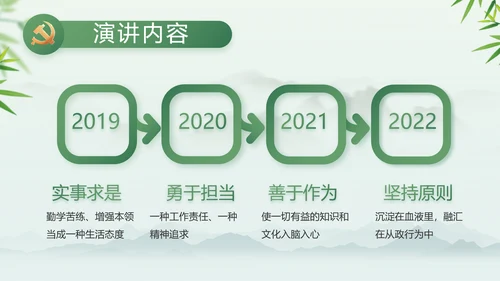 大气党风廉政建设工作总结动态PPT
