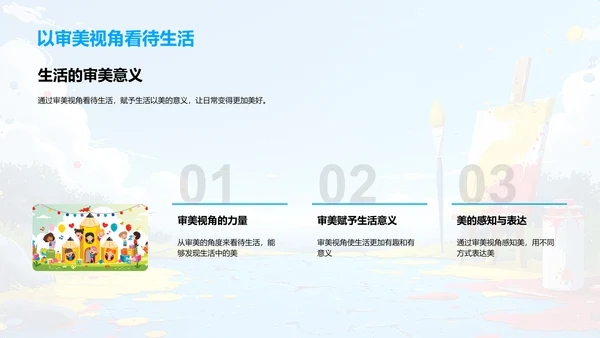审美在生活中的应用PPT模板