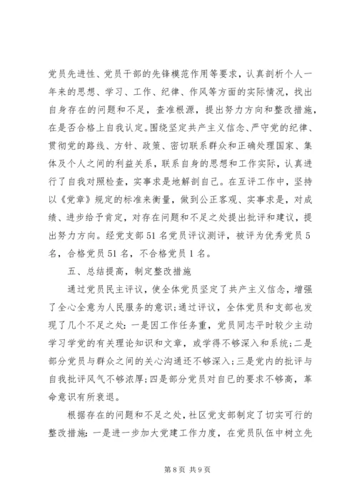 社区党员鉴定报告.docx