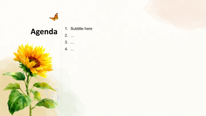 二十四节气大暑PPT主题