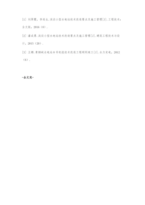 浅谈青铜峡水电站技术改造工程项目档案管理.docx