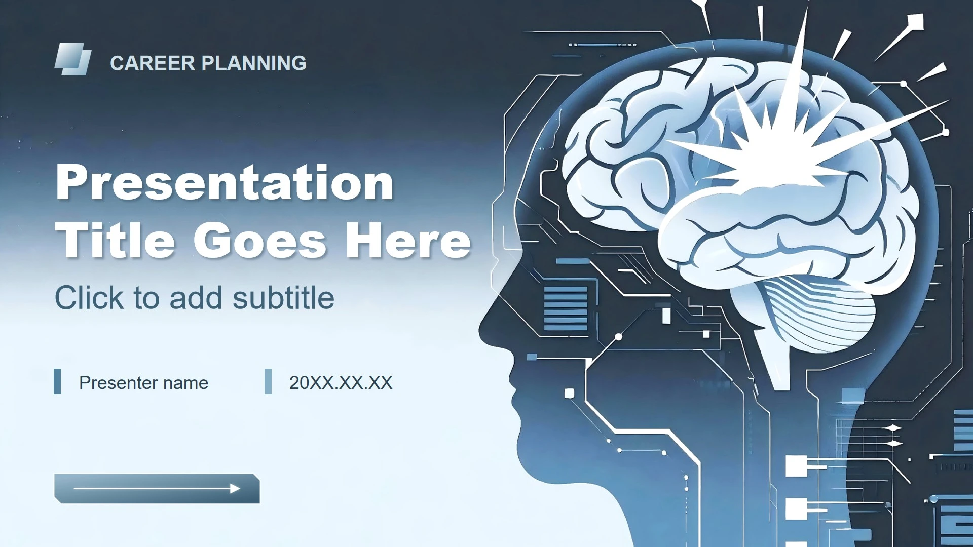 蓝灰色科技风大学生创新创业训练计划PPT主题模板