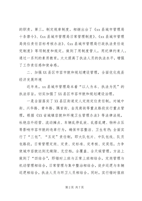 城管执法工作调查汇报 (2).docx