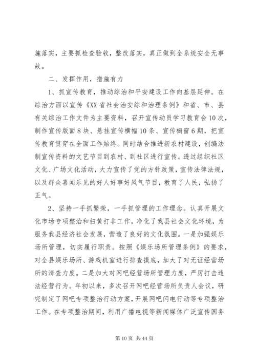 关于平安建设述职报告范文.docx