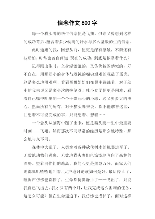 信念作文800字0.docx