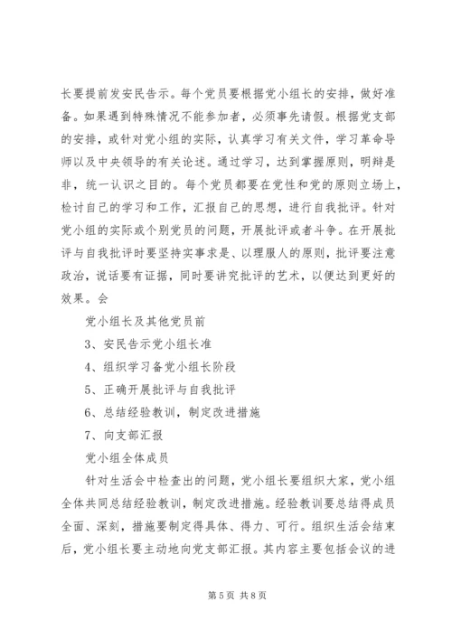 党小组民主生活会总结5篇.docx