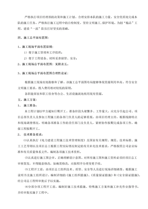 110KV送出线路工程施工组织设计.docx