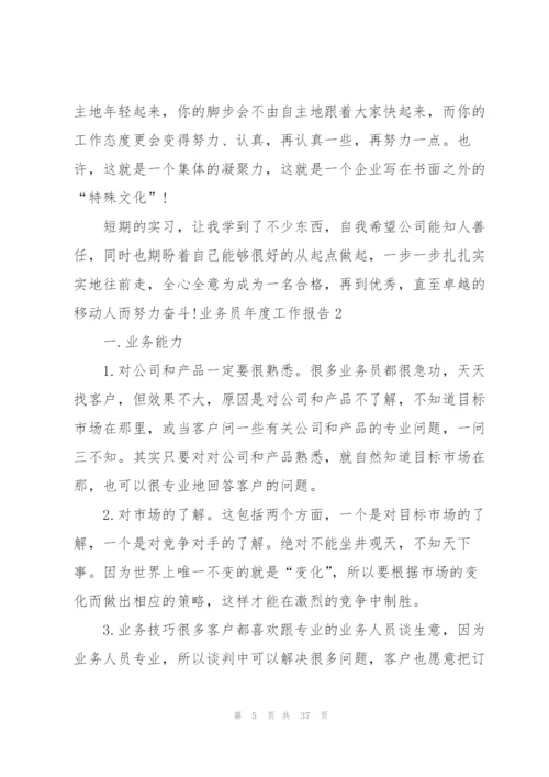 业务员年度工作报告.docx