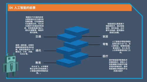 蓝色卡通风科技太空时代产品发布PPT模板