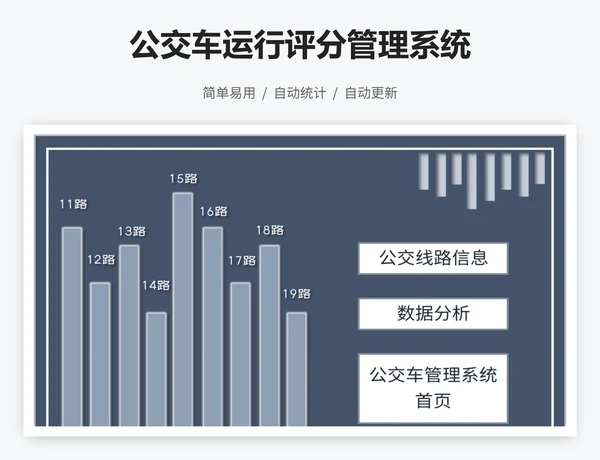 公交车运行评分管理系统